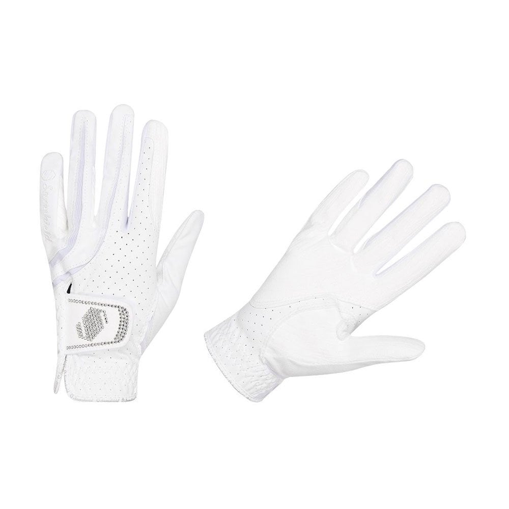 Samshield Samshield V-Skin Swarovski Gloves in White/Crystal