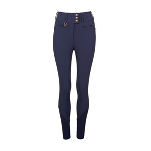 Holland Cooper Holland Cooper Premium High Rise Full Seat Breeches in Yale Blue