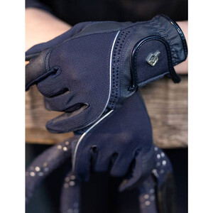 LeMieux LeMieux Crystal Riding Gloves in Navy