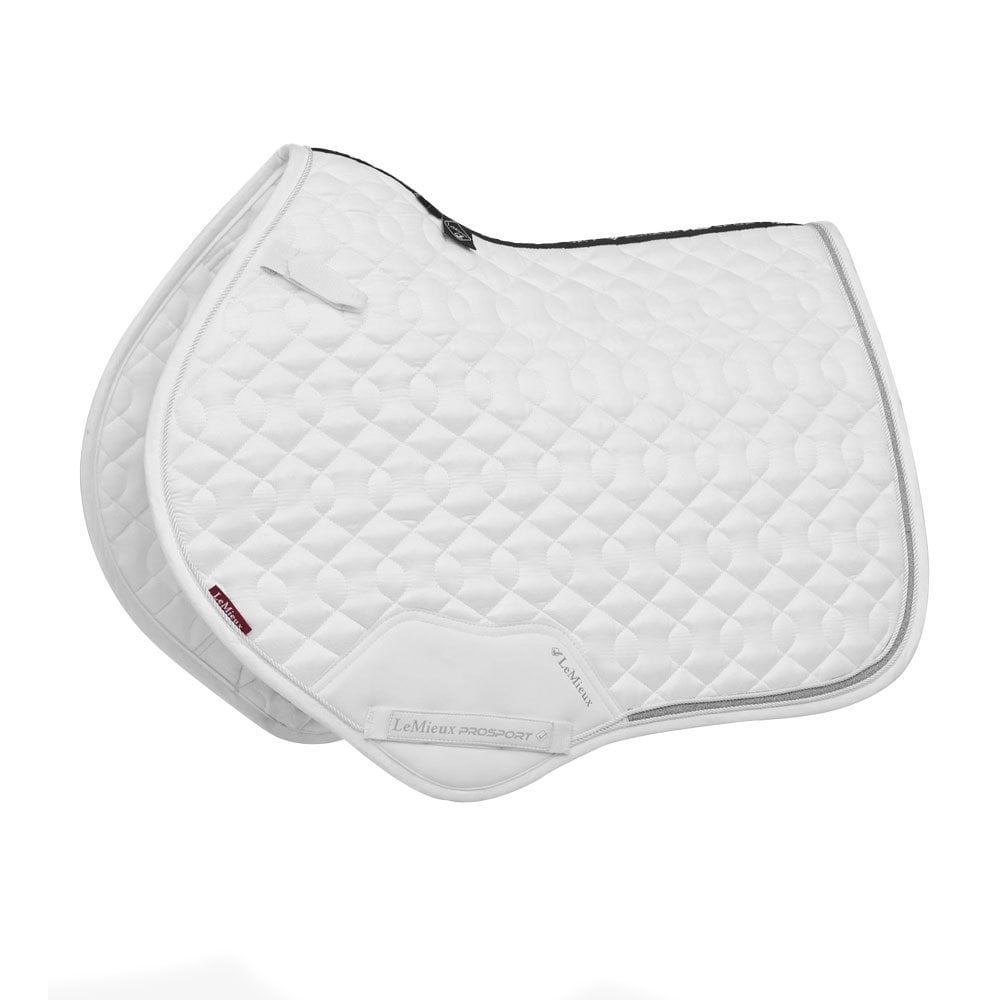 LeMieux Crystal Suede Close Contact Square White