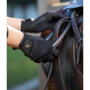 LeMieux LeMieux Pro Mesh Riding Gloves in Black