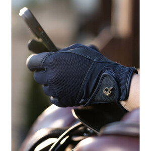 LeMieux LeMieux Pro Mesh Riding Gloves in Navy