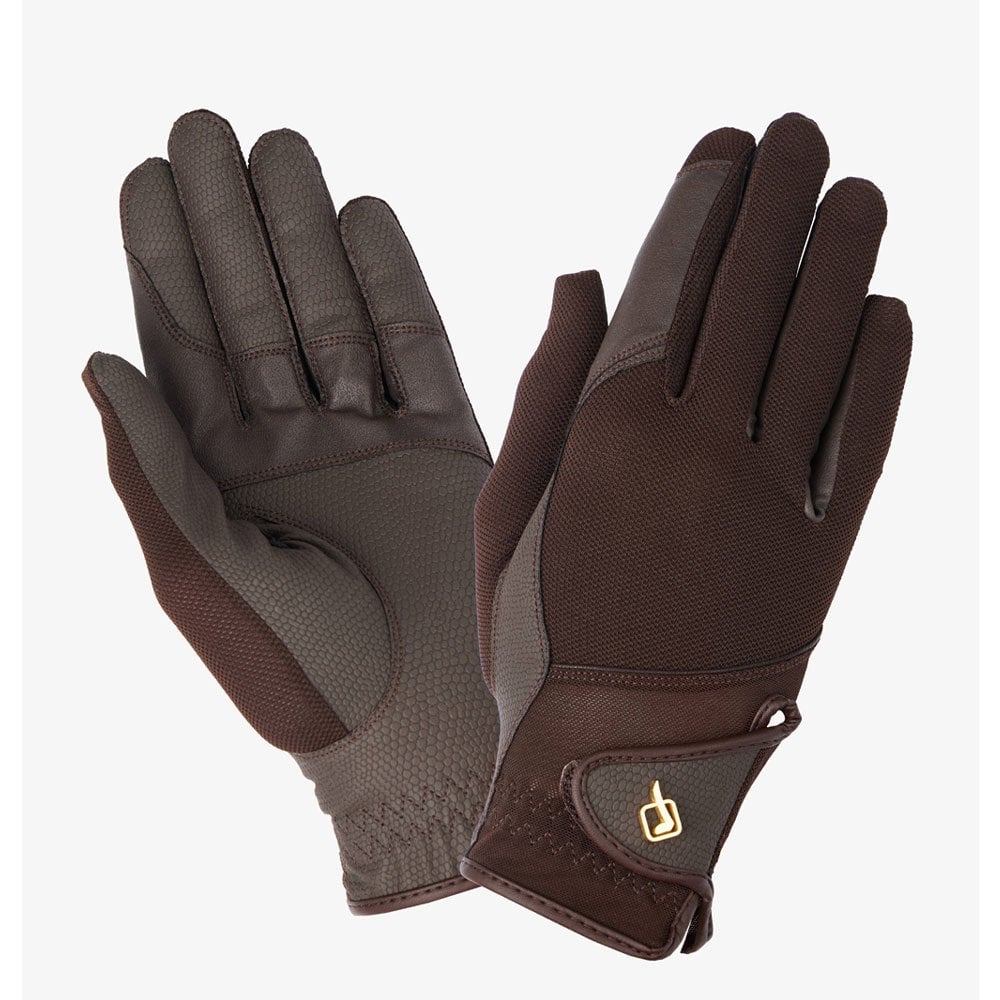 LeMieux LeMieux Pro Mesh Riding Gloves in Brown