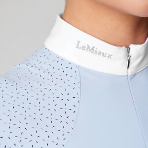 LeMieux LeMieux Olivia Short Sleeve Show Shirt in Mist