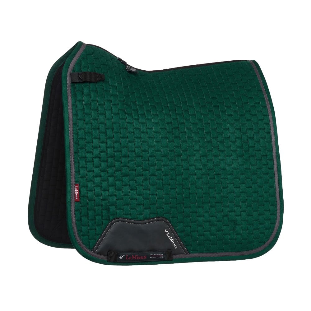 LeMieux LeMieux Suede Dressage Square in Spruce