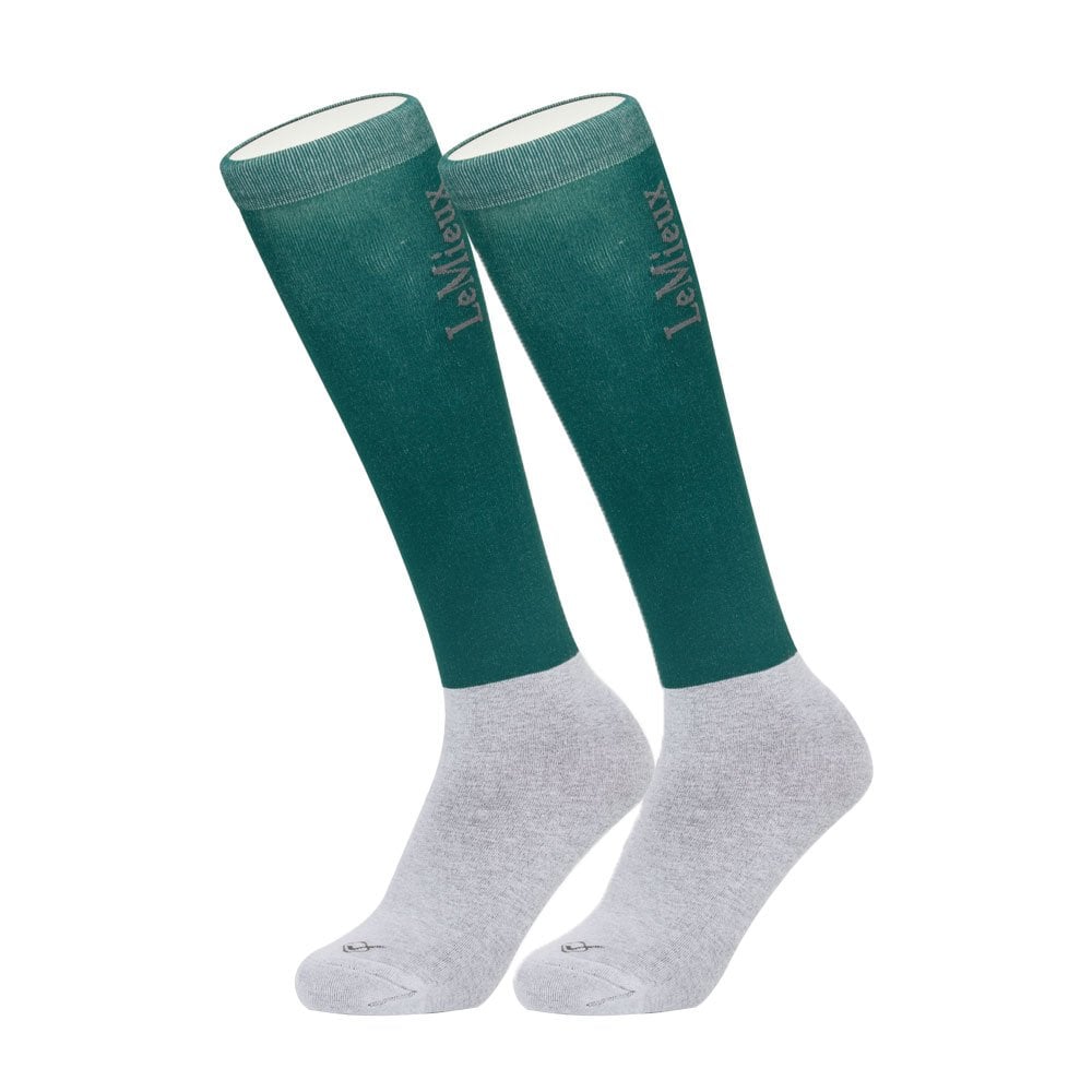 LeMieux LeMieux Competition Riding Sock (2 Pack) in Spruce