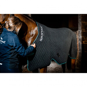 Horseware Horseware Thermal Cooler in Black/Aqua