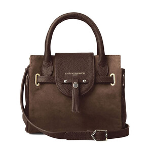 Fairfax & Favor Fairfax & Favor Mini Windsor Handbag in Chocolate