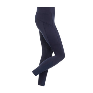 LeMieux LeMieux Full Grip Brushed Riding Tights in Navy