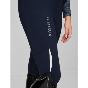 LeMieux LeMieux Eleanor Reflective Pull On Riding Tights in Navy