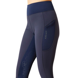 Ariat Ariat Boreas Half Grip Riding Tights in Navy