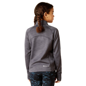 Ariat Ariat Youth Tek Team 1/4 Zip Sweatshirt in Ebony
