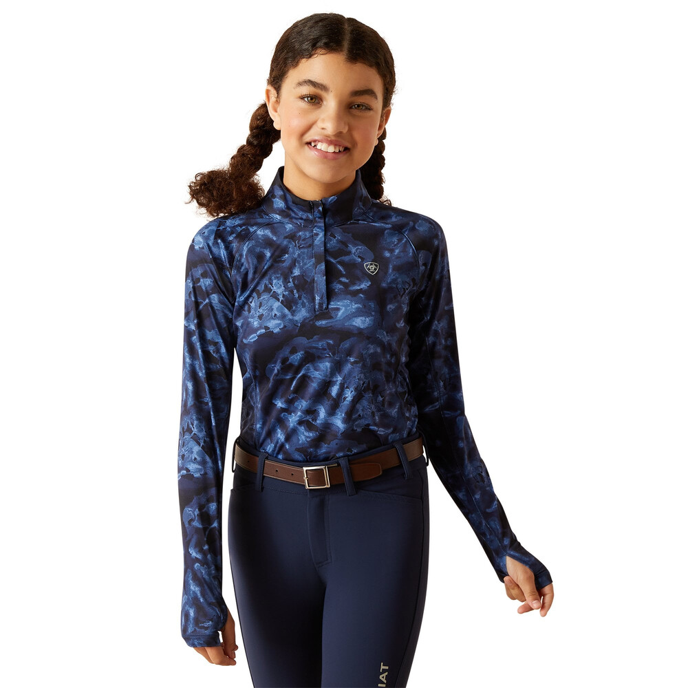 Ariat Ariat Youth Lowell 1/4 Zip Top in Stormy Skies