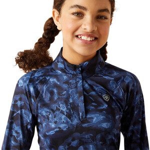 Ariat Ariat Youth Lowell 1/4 Zip Top in Stormy Skies