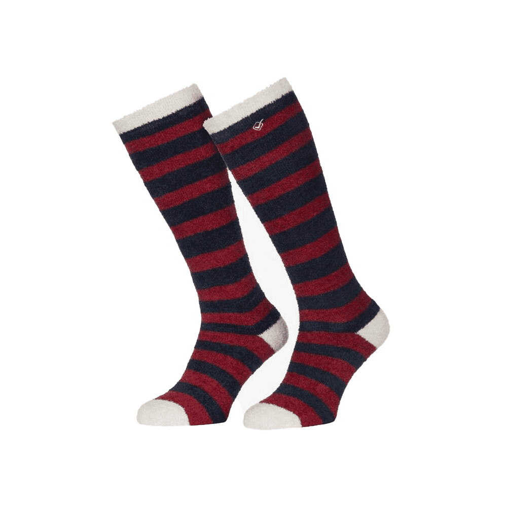 LeMieux LeMieux Sophie Stripe Fluffies Socks in Navy