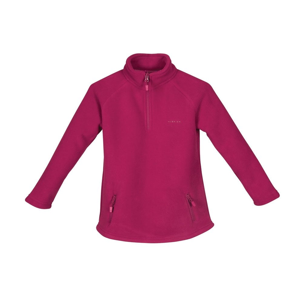 Shires Shires Aubrion Restore Young Rider Half Zip Fleece in Cerise