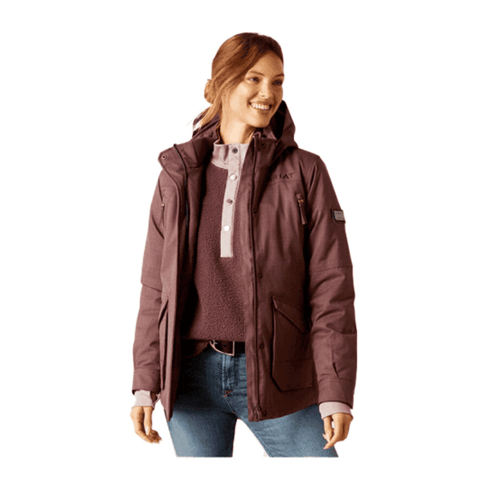 Ariat Ariat Sterling Waterproof Parka in Raisin Heather