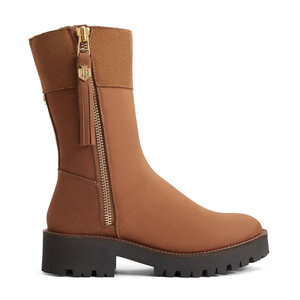Fairfax & Favor Fairfax & Favor Paris Shearling Lined Boot in Cognac