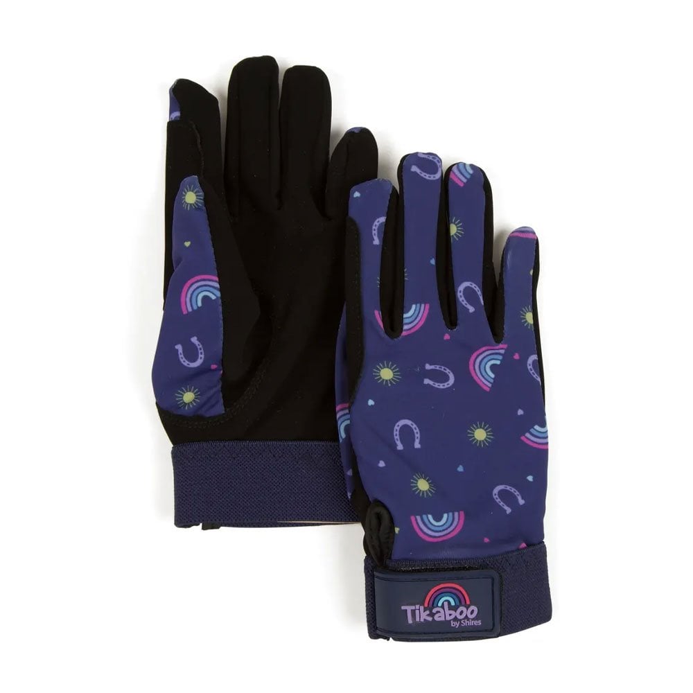 Shires Shires Tikaboo Childs Riding Gloves in Rainbow