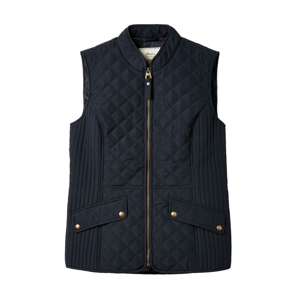 Joules Minx Diamond Quilt Gilet | Houghton Country