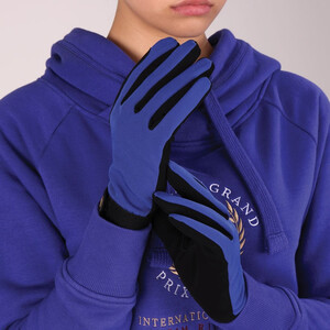 Shires Shires Aubrion Team Winter Riding Gloves in Blue