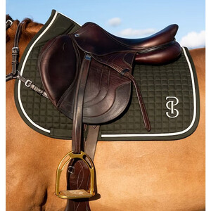 PS Of Sweden PS Of Sweden Elite Jump Saddle Pad in Dark Green