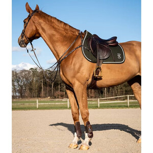 PS Of Sweden PS Of Sweden Elite Jump Saddle Pad in Dark Green
