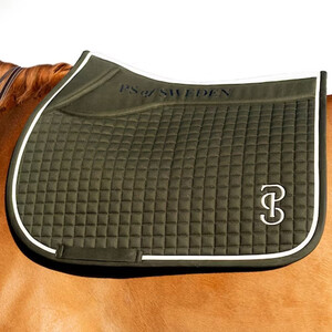 PS Of Sweden PS Of Sweden Elite Jump Saddle Pad in Dark Green
