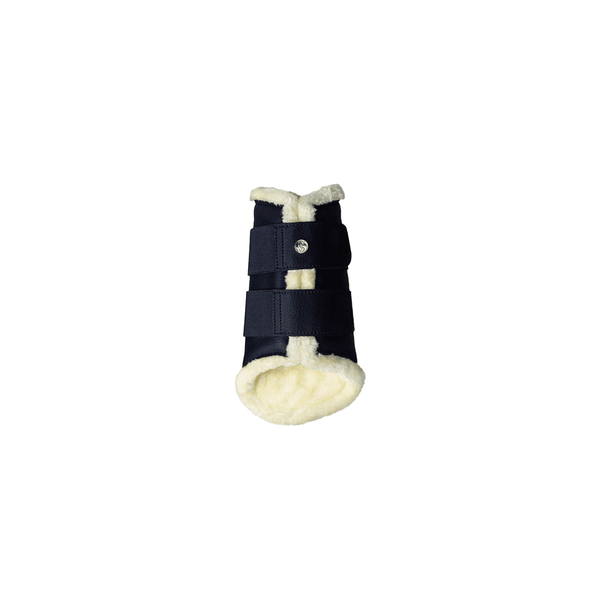 Bottes montantes en similicuir noir à boucles | FR