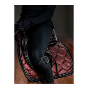 PS Of Sweden PS Of Sweden Stardust Dressage Saddle Pad in Merlot Sparkle