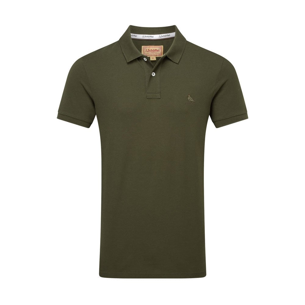 Schoffel Schoffel Mens St Ives Polo Shirt in Forest