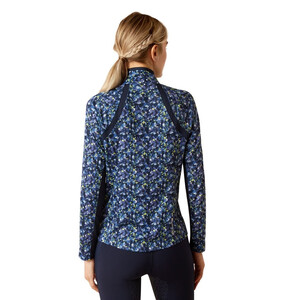 Ariat Ariat Sunstopper 3.0 1/4 Zip Top in Blue Scribble