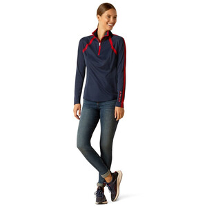 Ariat Ariat Sunstopper 3.0 1/4 Zip Top in Team Navy