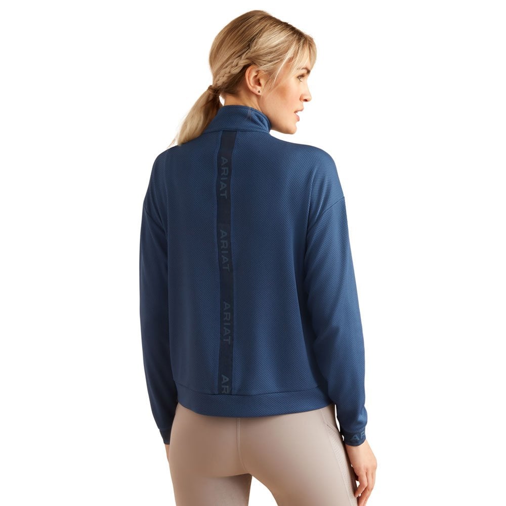 Ariat Breathe 1/2 Zip Sweatshirt Blue