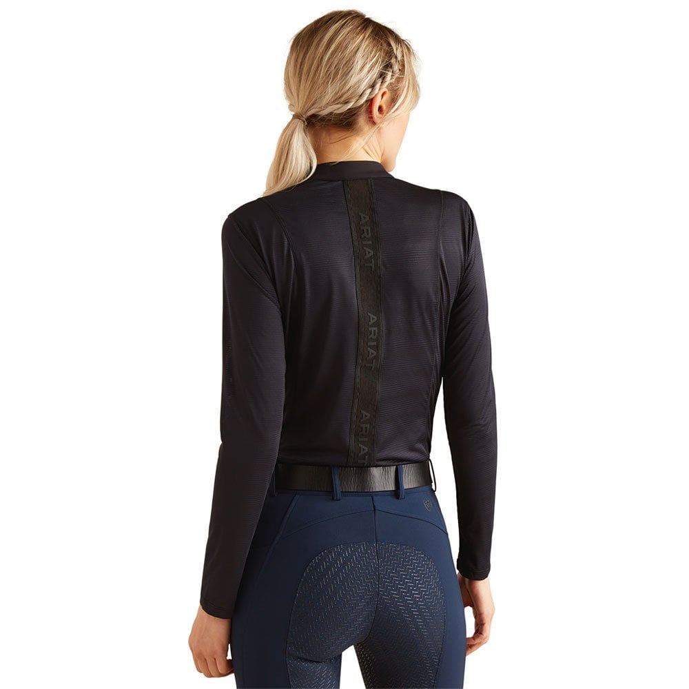 Ariat Breathe 1/4 Zip Base Layer Black
