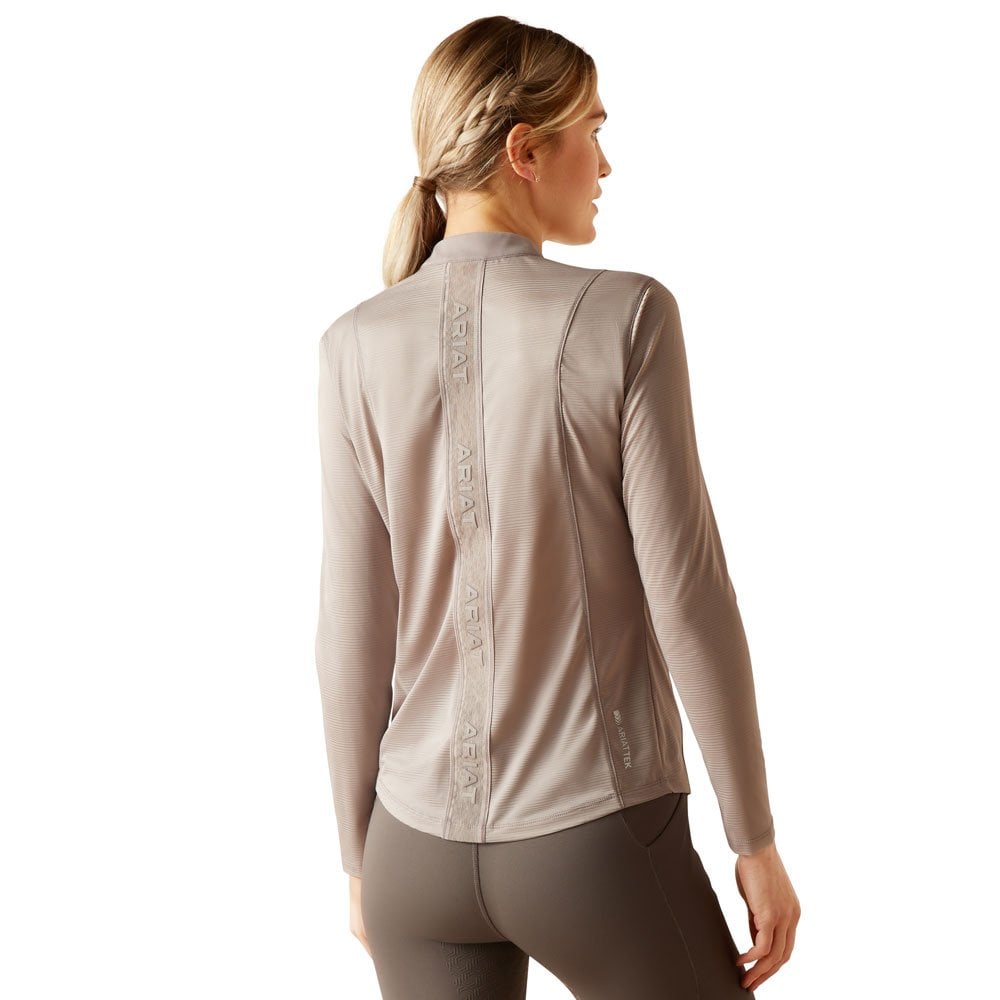 Ariat Breathe 1/4 Zip Base Layer Grey