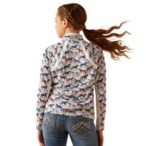 Ariat Ariat Youth Sunstopper 3.0 1/4 Zip Top in Painted Ponies
