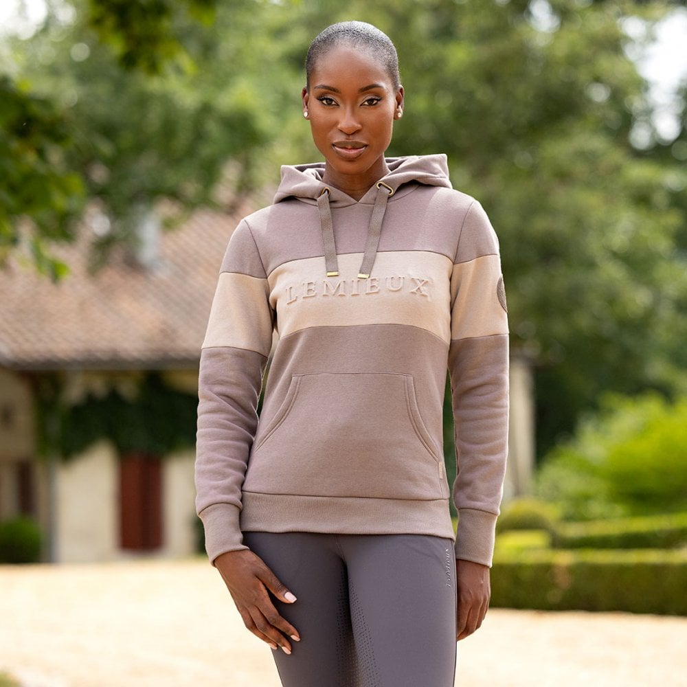 LeMieux Jade Pop Over Hoodie Beige