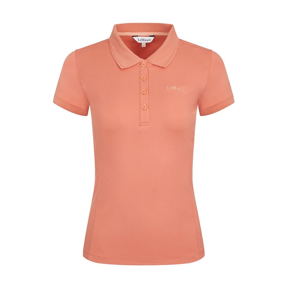 LeMieux LeMieux Classique Polo Shirt in Apricot