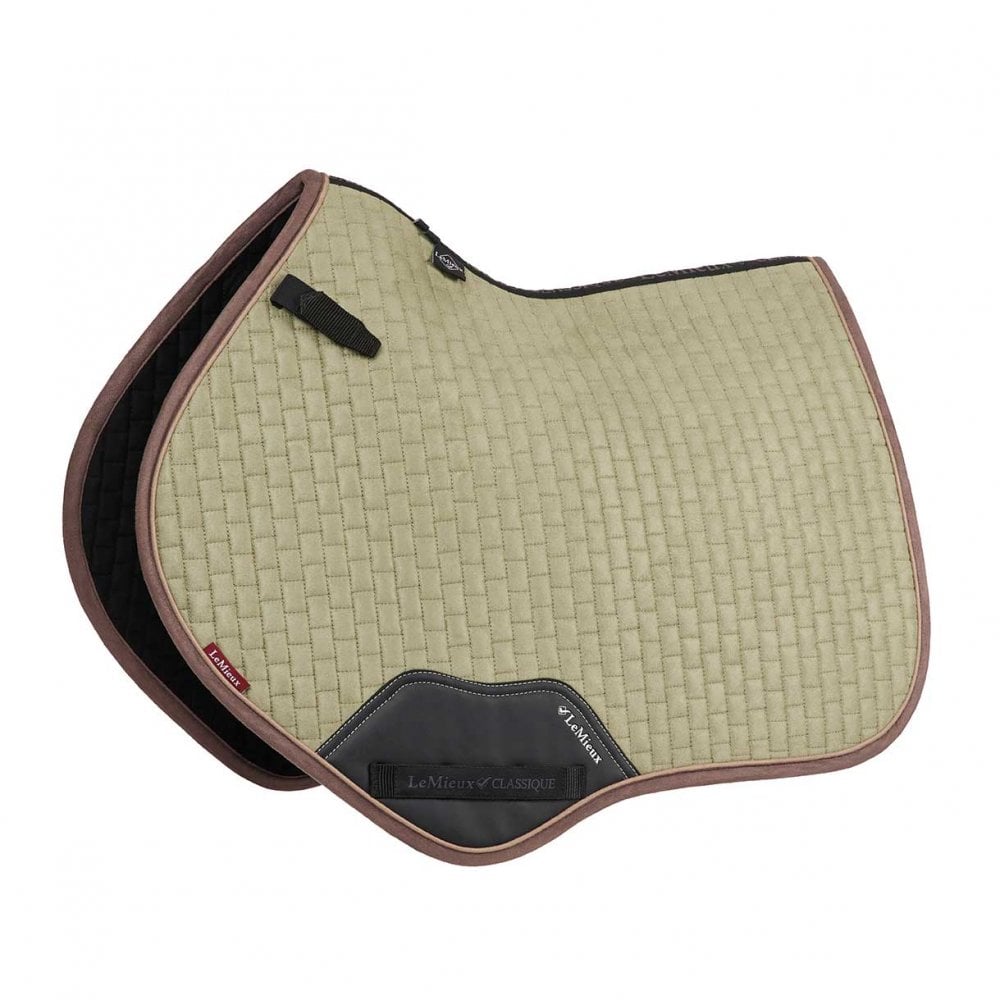 LeMieux LeMieux Suede Close Contact Square in Fern