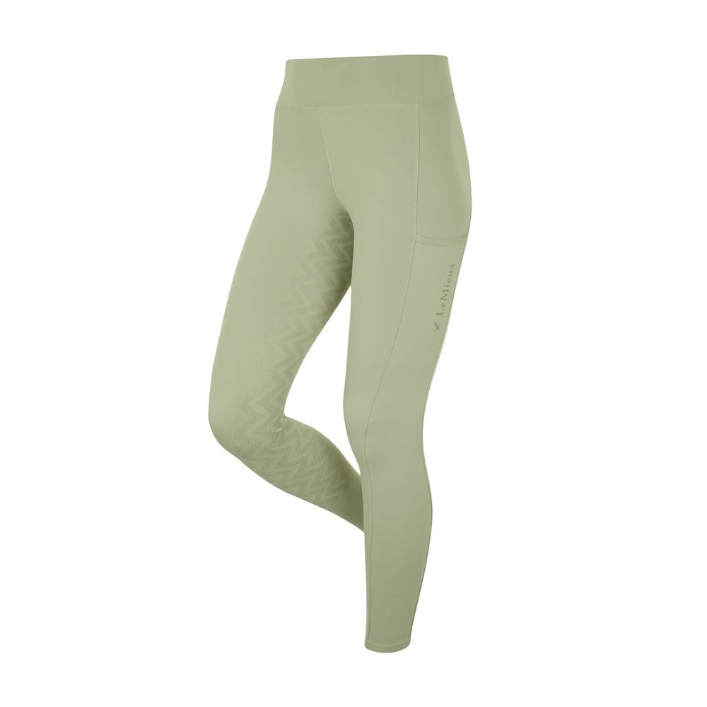 LeMieux LeMieux Naomi Pull On Riding Tights Clearance in Fern