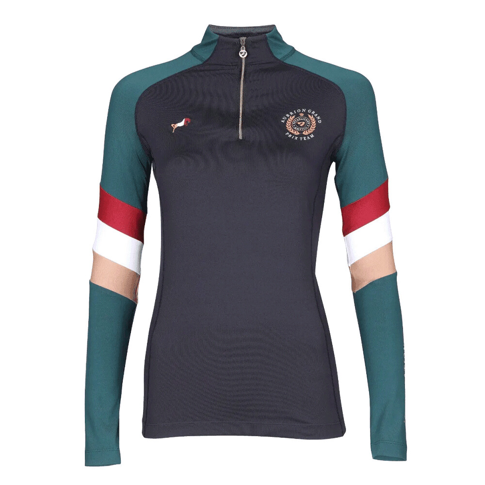 Shires Shires Aubrion Team Long Sleeve Base Layer in Black