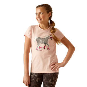 Ariat Ariat Youth Roller Pony T-Shirt in Blushing Rose