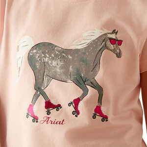 Ariat Ariat Youth Roller Pony T-Shirt in Blushing Rose
