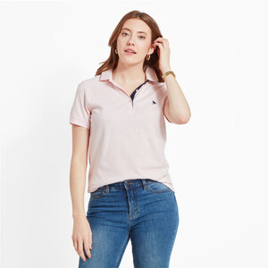 Schoffel Schoffel Ladies St Ives Polo Shirt in Pale Pink