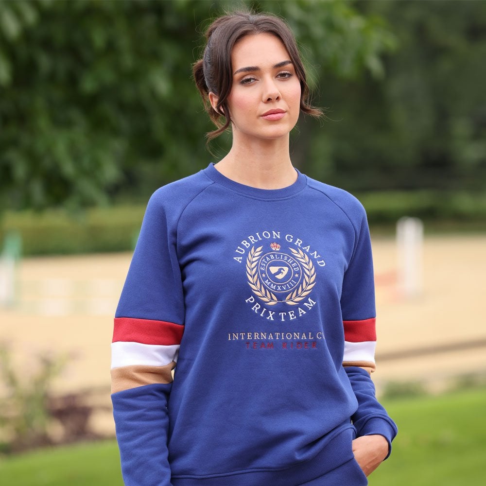 Shires Aubrion Team Sweatshirt Navy