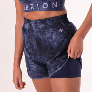 Shires Shires Aubrion Activate Shorts in Navy Tie Dye