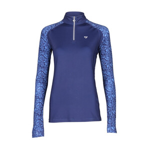 Shires Shires Aubrion Hyde Park Base Layer in Navy Paisley