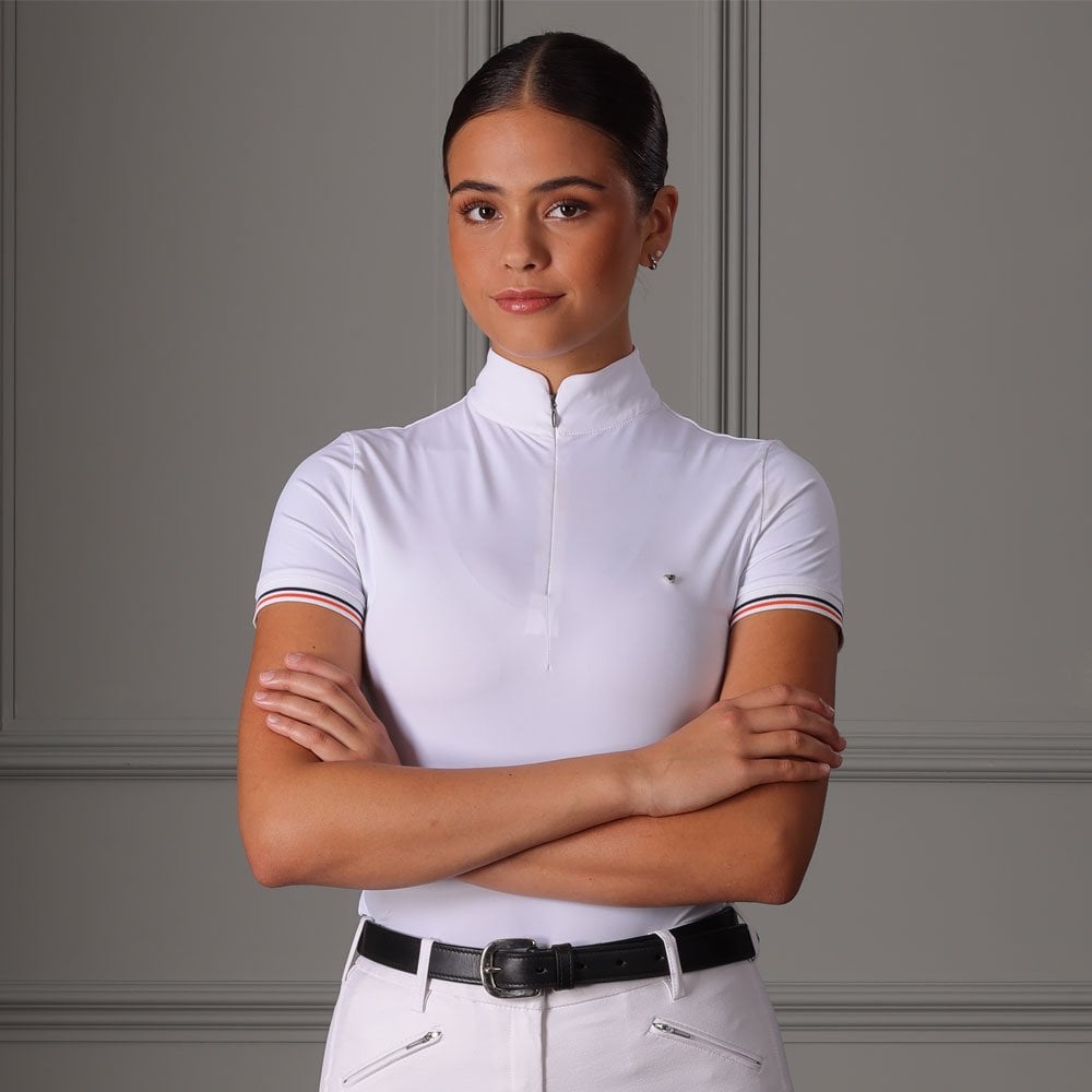 Shires Aubrion Arcaster Show Shirt White