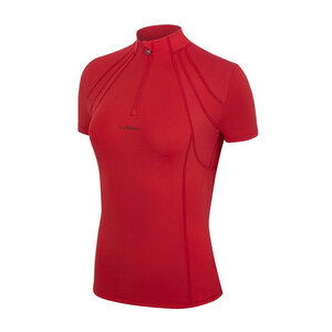 LeMieux LeMieux Mia Mesh Short Sleeve Base Layer in Chilli Red
